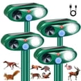 thumbnail image 1 of Repelente solar para animales Lycxbfjia, ultrasónico mejorado, paquete de 4 unidades, 1 of 9
