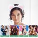 thumbnail image 4 of BRIGHTFUFU Diadema con orejas de oso, diadema de maquillaje para Cosplay, diadema para lavar la cara, diadema de animales, diadema para disfraz, 4 of 7