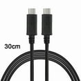 thumbnail image 2 of Xiwai 30cm USB-C USB 3.1 Type C Male Connector to Male Data Cable for Tablet and Phone and Mac and Hard Disk Drive, 2 of 7