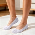 thumbnail image 5 of Neewe No Show Socks Womens, Non Slip Low Cut Thin Silky Dressy Footies Liner Invisible Socks Flats Loafers Sneakers, 5 of 5