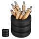 thumbnail image 3 of Portalápices con forma de neumático, organizador de escritorio creativo para bolígrafos, lápices, pinceles de maquillaje, papelería de escritorio, 3 of 5