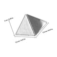 thumbnail image 2 of Pretyzoom 5Pcs Snowboard Pad Zinc Alloy Silver Enhanced Grip Pyramid for Beginners and Seasoned Snowboarders, 2 of 8