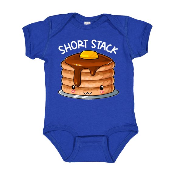 Inktastic Short Stack Cute Pancake Breakfast Boys or Girls Baby Bodysuit