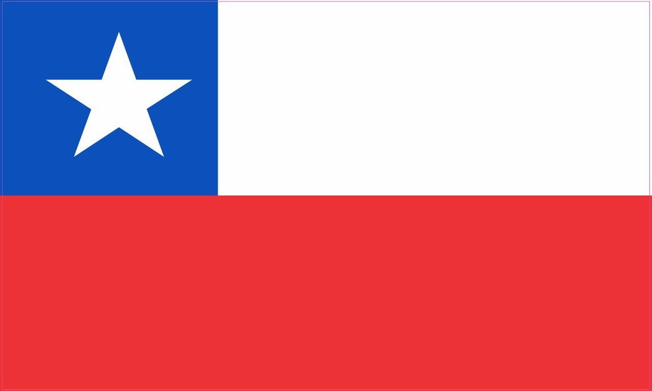 5in x 3in Chile Chilean Flag Magnet Vinyl Country Flag Vehicle Magnets by StickerTalkĀ®