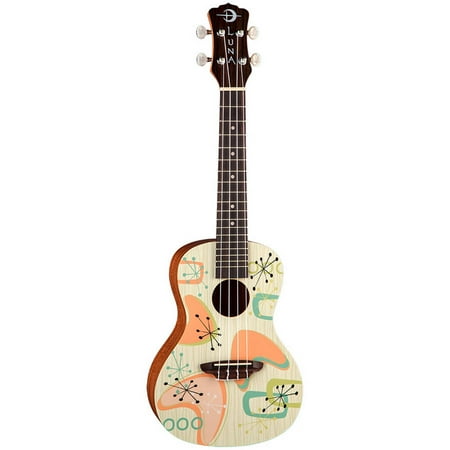 Luna Ukulele Concert, Radioactive with Gigbag