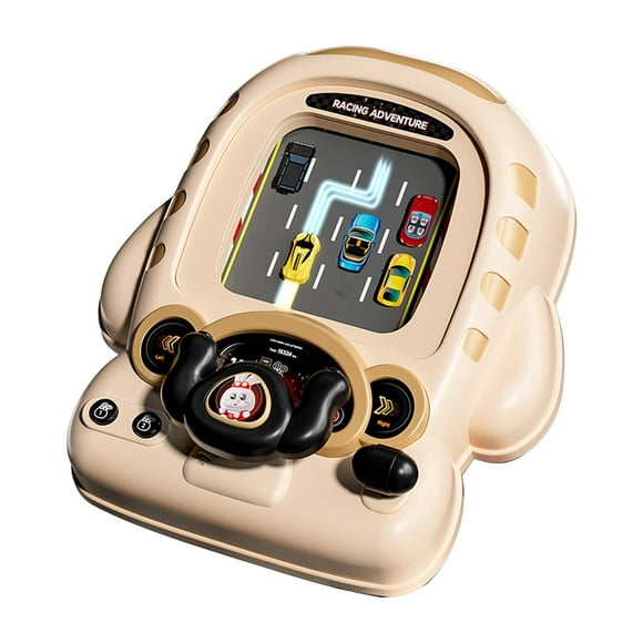 Juguete de volante de conducción con música, juego de ruptura, juguete de simulación resistente, juguete sensorial, juguete de conducción para fiesta, Hugo Juguetes del volante