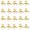 I, variant on Homerr Christmas Cake Decorations Cake Toppers 20Pcs Christmas Cake Toppers Food Grade Bright Color Reusable Compact Xmas Themed Decoration