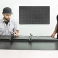 thumbnail image 2 of COMPUKAS Easy Install Black Iron Pegboard Panel for Garage Workbench Storage Solutions, 2 of 6