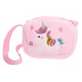 thumbnail image 1 of Bolso de mano de unicornio esponjoso y peludo, bolso cruzado de peluche, bolso de unicornio para niñas, 1 of 5