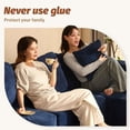 thumbnail image 3 of BIGSYY Cozy Single Seat, Comfortable Seating, No Assembly Required, Blue, 3 of 5