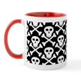 thumbnail image 2 of CafePress - Skull And Crossbones - 11 oz Ceramic Mug - Novelty Coffee Tea Cup, 2 of 6