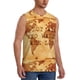 thumbnail image 2 of Fotbe Not All Those Who Wander Are Lost2 Men's Camiseta sin Mangas Estampada para Hombres, Playera Casual para Gimnasio, Entrenamiento, Playa-Large, 2 of 7