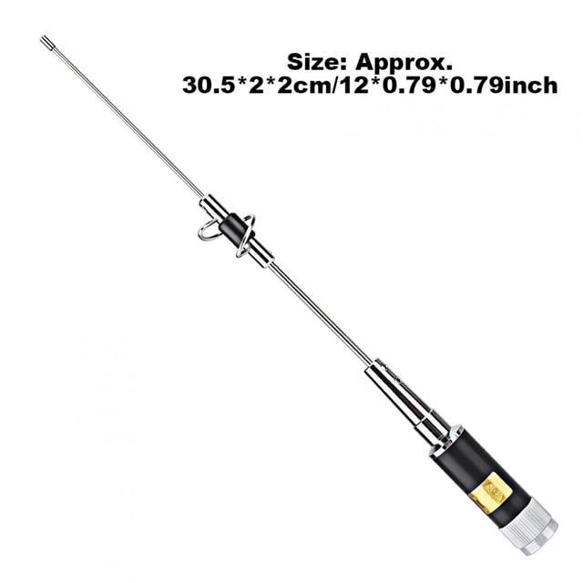 Antena de 144/430MHz, Antena de 30 cm/11.8in Portátil para Automóviles