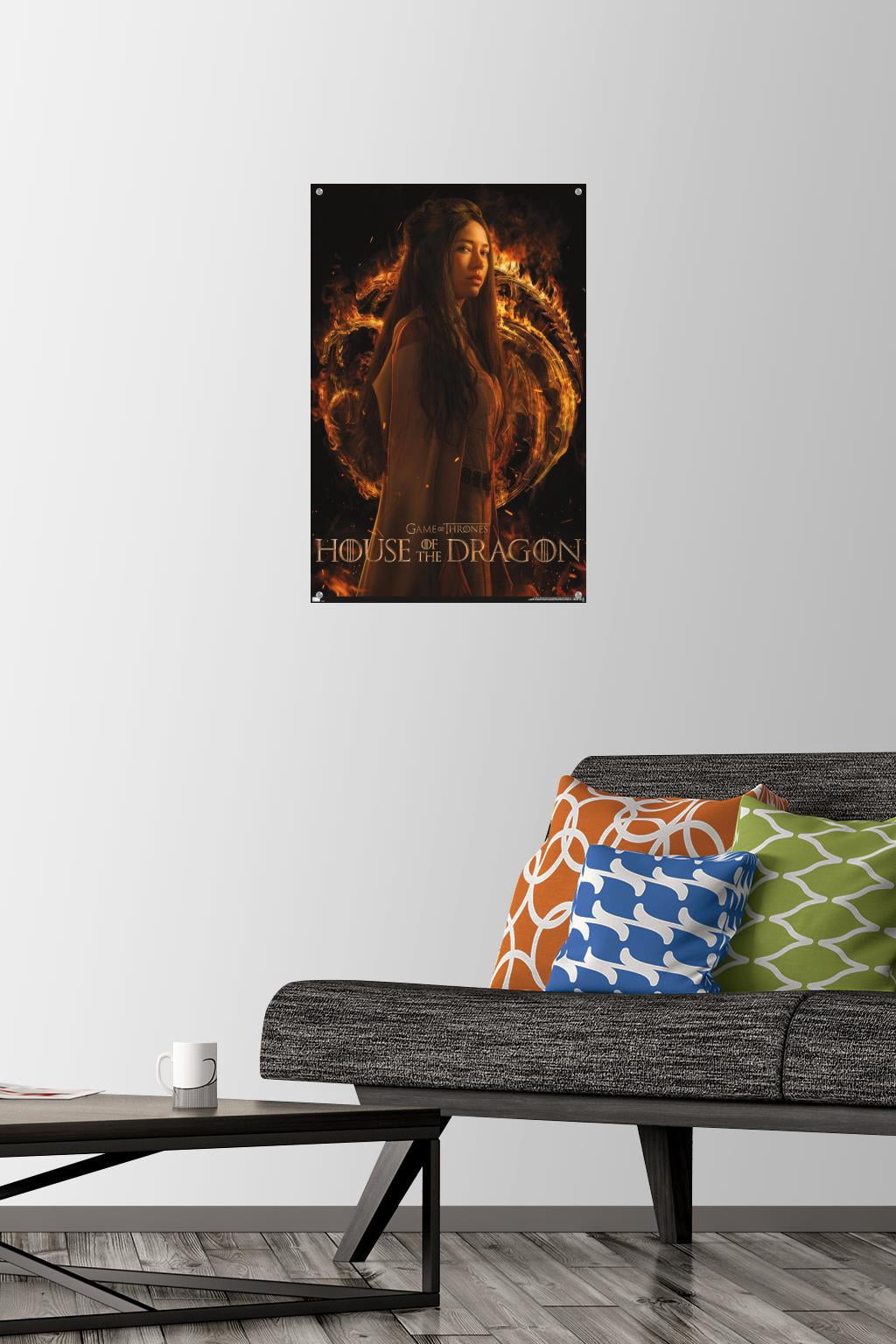 House of the Dragon - Mysaria One Sheet Wall Poster with Push Pins, 14.725" x 22.375"