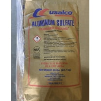 Aluminum Sulfate"Al2(SO4)3" Minimum 99% Pure! 50LB Bag!