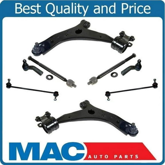 Fits For 04-09 Mazda 3 06-14 5 Lower Control Arms and Ball Joint Assembly 8Pc Kt
