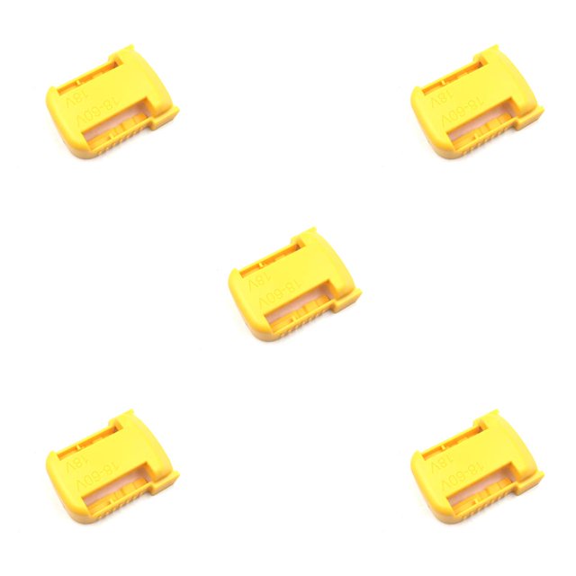 Kenally Estante de almacenamiento de batería, portátil, resistente, Color sólido, soporte preperforado, garaje interior, montaje de repuesto de Geel 5piezas Kenally CBP230511