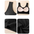 thumbnail image 3 of Vrorvz Wireless Bras for Women Wide Straps Bra Supportive Push up Comfortable Tshirts No Underwire Tshirt, 3 of 5