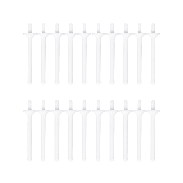 EeaseMX 20 varillas de cera para el vello nasal desechables de plástico.