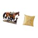 thumbnail image 5 of Estatua de caballo, adorno artístico, decoración de escritorio, colección, escultura de resina, figura, funda de almohada, decoración del hogar,, 5 of 8