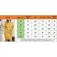 thumbnail image 3 of Women Knitted Bodycon Dress Casual Long Sleeve Dresses Autumn Winter Dress with Bowknot Tie, 3 of 3