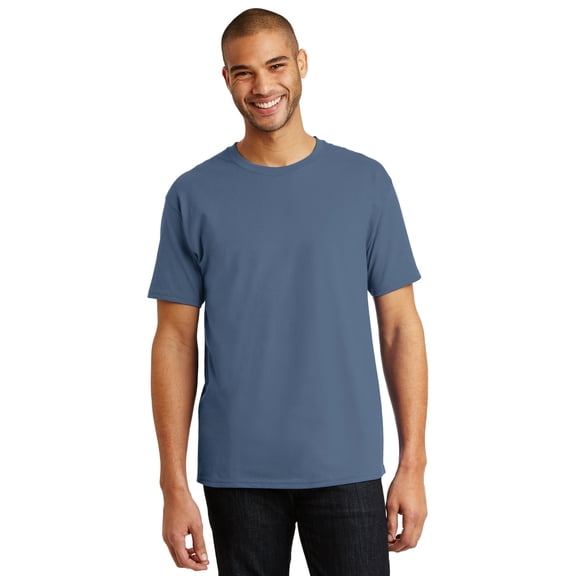 Hanes Men's Comfort Soft Cotton Tagless Crew Neck Short Sleeve T-Shirt