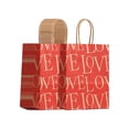 thumbnail image 2 of 12x bolsas de dulces de San Valentín, bolsas de regalos para el Día de San Valentín, bolsas portátiles románticas para regalos de fiesta del Día de , Estilo A, 2 of 8