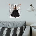 thumbnail image 6 of 1PCS Fashionable Girl Wall Prints Vintage Wall Art Posters Wall Posters Prints for Walls Black Dress Girl Posters for Bedroom Artwork Aesthetic Posters for Bedroom Unframed 28x35cm for making, 6 of 7
