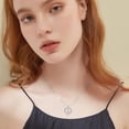 thumbnail image 2 of JKR Heart Initial Necklace 925 Sterling Silver Initial A-Z Letter Pendant Necklace Double Heart Jewelry Anniversary Birthday Gifts for Women Her Wife Girlfriend, 2 of 10