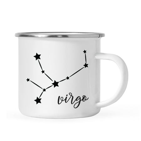

Koyal Wholesale Zodiac Sign Campfire Coffee Mug Virgo Star Constellation Minimalistic Black