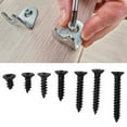 thumbnail image 4 of Precise Procession Reliable Self-Tapping Screw, Practical Cross Screw, for Decoration Furniture Carbon Steel Black, 4 of 7