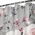 thumbnail image 4 of Waterproof Pioneer Shower Curtain 36x72 Inch Polyester Unique Colorful Floral Shower Curtain for Bathroom Hotel Home Decor with 7 Plastic Hooks, 4 of 5