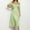 Green, variant on Women's 2025 Summer Satin Midi Dress Off The Shoulder Wrap Ruched Wedding Guest Party Formal Prom Dresses Lost Ink Dresses Fitted Summer Dress for Women Semi Formal Dresses Deep V Dress Shirt Dress