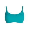 thumbnail image 4 of Time and Tru Women's Solid Scoop Neck Bikini Top, Sizes S-XL, 4 of 5