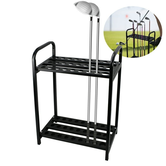 Miumaeov 27-Hole Golf Club Organizer Display Rack Golf Putter Storage Stand Floor Stand Holder