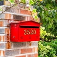 thumbnail image 4 of 2 Sheets Mailbox Numbers for Outside, 2in 0-9 Gold House Numbers for Mailbox 3D Self-Adhesive Mailbox Numbers Door Address Numbers Stickers for Mailbox Apartment House Room Office Trash Bins (Gold), 4 of 8