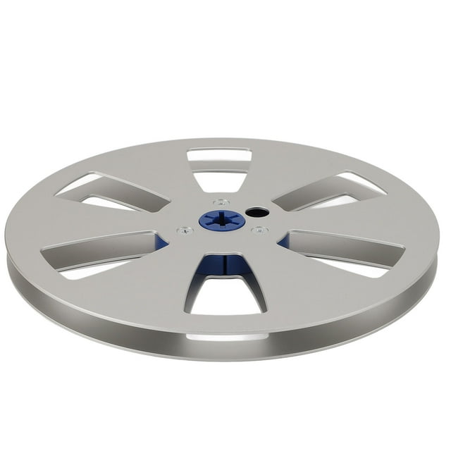 Aluminum Alloy, 7 Inch Empty Tape Reel with 6 Hole Hub for , Studer Opening Machine Parts Sound Tape Disc for Replacing Damaged Tape Machine Reels
