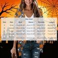 thumbnail image 3 of WAGUTH Womens Chiffon Kimono Cardigans Open Front Halloween Print 3/4 Sleeve Lightweight Cover Ups Casual Layering Tops for Holiday Outfits, 3 of 5