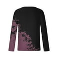 thumbnail image 5 of Qingpeng Mens Classic T-Shirts Casual Print Shirts Fall Round Neck Long Sleeve Shirts Slim Fit Daily Shirt, 5 of 5