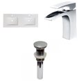 thumbnail image 1 of American Imaginations 59-in. W 1 Hole Ceramic Top Set In White Color - Overflow Drain Incl. AI-32787, 1 of 9