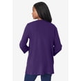 thumbnail image 2 of Roaman's Women's Plus Size Sequin-Panelled Tank & Cardigan Set, 2 of 5