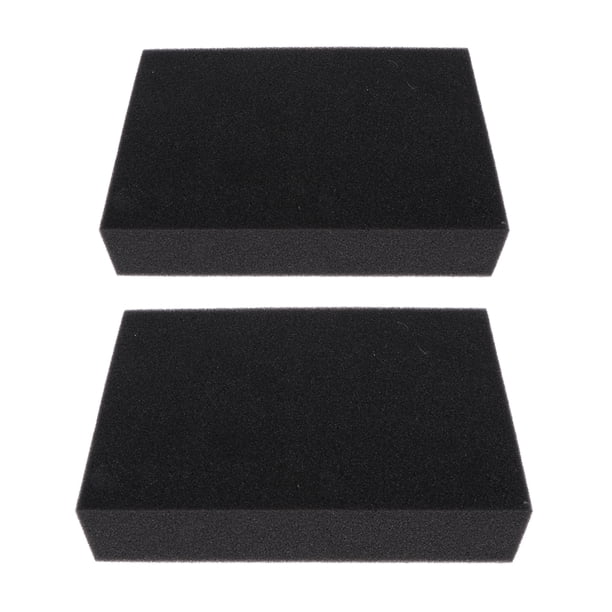2 De Alfombril De Espuma Negra Accesorios 16x11x3,5 Cm Sunnimix Almohadilla de espuma de fieltro de aguja