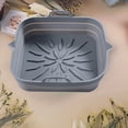 thumbnail image 2 of Freidora de aire Btafrte Cuadrada silicona Bandeja para Hornear Cesta Pollo Frito gris, 2 of 8