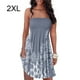 thumbnail image 5 of Minnieouse Vestido de verano cómodo de tela transpirable y textura para mujer, ropa femenina, vestido de playa con hombros descubiertos Vestidos Gris2XL, 5 of 5