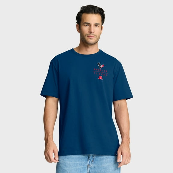 Men's Fanatics Navy Houston Texans Passing Pocket Legacy T-Shirt
