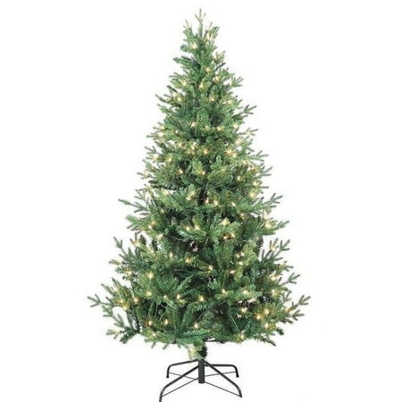 Kurt Adler 6' Pre-Lit Full Jackson Pine Artificial Christmas Tree, Clear Lights
