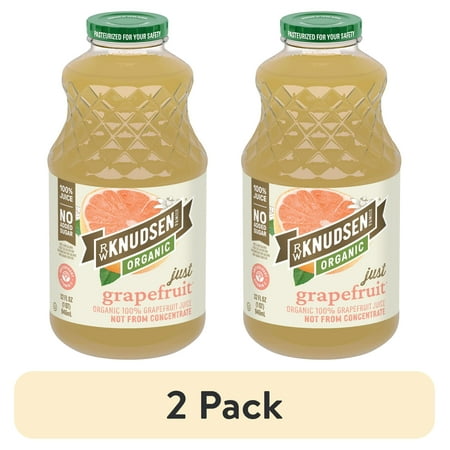 (2 pack) R.W. Knudsen Family Organic Grapefruit Juice, 32-Fluid Ounce