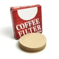 thumbnail image 1 of Coffee 100Pcs Coffee Filter Paper Coniferous Wood Round Shaped Filter Paper Drip Coffee Pot Making Accessory for Home Office, 1 of 8