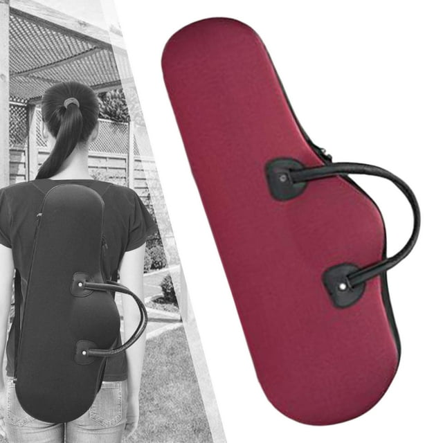 Estuche para Saxofón Alto, Bolsa de Transporte para Saxofón, Asa de Transporte Antiarañazos, Bolsa Protectora para Saxofón, Bolsa para Actuaciones de rojo