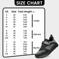 thumbnail image 4 of YHOON Boys Girls Shoes Kids Sneakers Breathable Athletic Running Tennis Shoes Black Toddler Size 9, 4 of 8